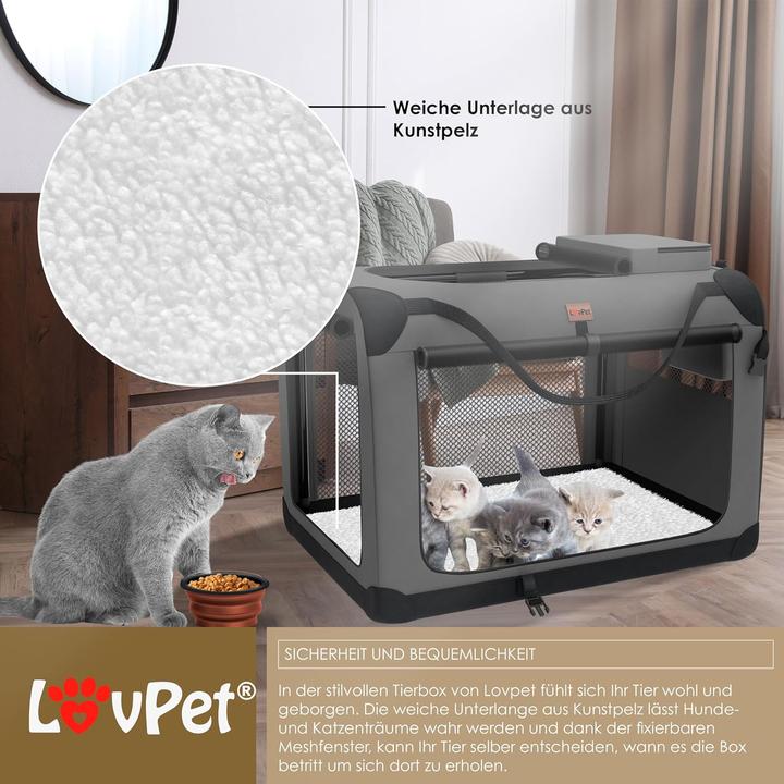 Produktbild Lovpet ‎23221 mfn Transportbox (Hund, Katze, Atmungsaktiv, Faltbar)