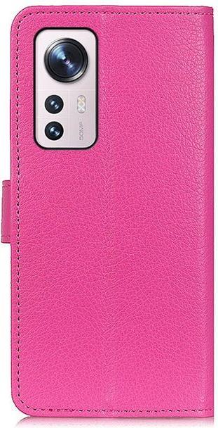 Actual product image MU Classic Litchi Leather Bookcover Series (Xiaomi 12X, Xiaomi 12)