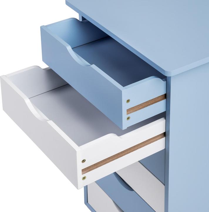 Produktbild tectake Kinderschreibtisch und Rollcontainer (109 x 55 x 94 cm)