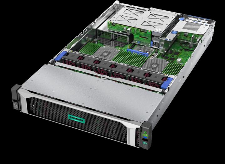 Actual product image HPE ProLiant DL385 Gen10 (AMD Epyc 7302, 16 GB, Rack Server)