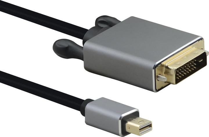 Actual product image Helos PREMIUM DisplayPort/DVI cable (1 m, DisplayPort, DVI)