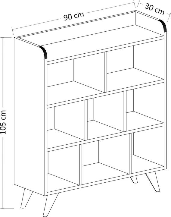 Actual product image Homitis Philip (90 x 30 x 105 cm)