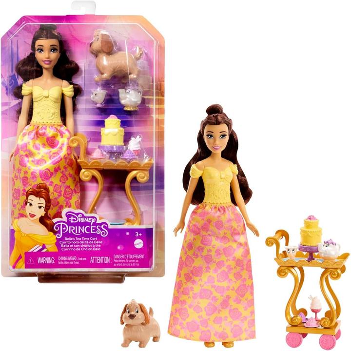 Actual product image Mattel Belle's Tea Time Cart