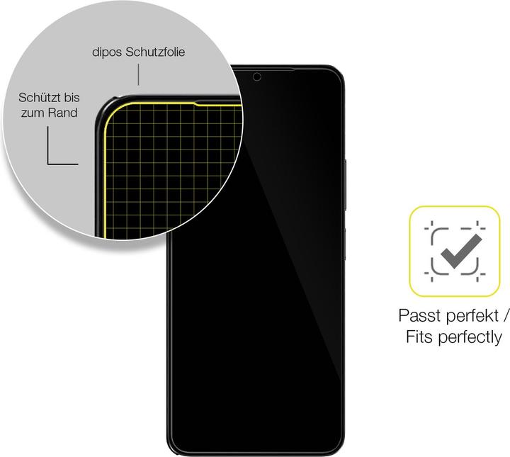 Immagine prodotto Dipos 3D Full-Cover Pellicola Protettiva (1 Pezzo/i, Xiaomi Redmi A3)