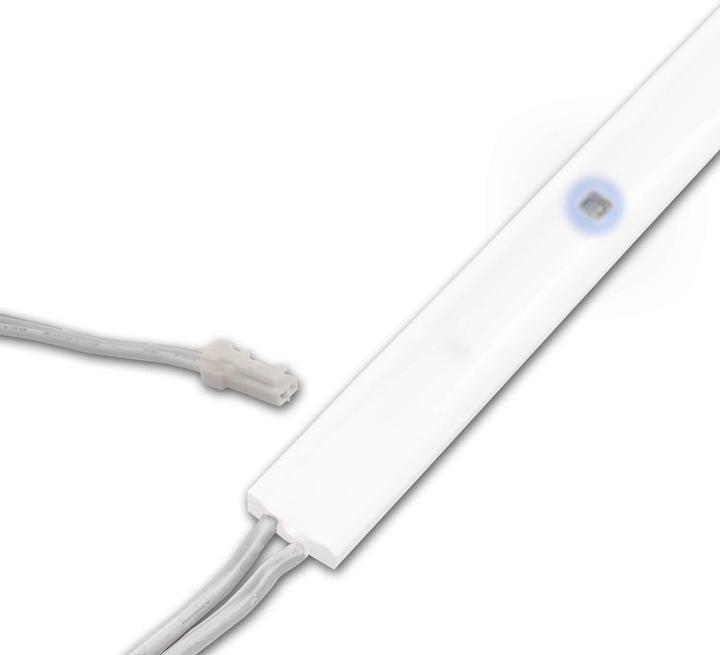 Actual product image Isoled LED UV-C MiniAMP Flexband strip 270nm, 12V DC, 3W, IP54, 58cm, white, one. cable + maleAMP (58 cm)