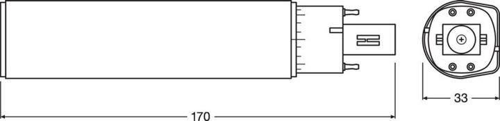 Immagine prodotto Ledvance Lampada compatta a LED (G24q-3, 10 W, 1100 lm, 1 x, E)
