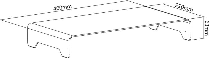 Actual product image Digitus Aluminium Monitor Riser