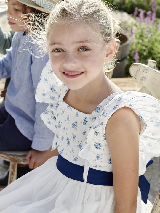 Produktbild Vertbaudet Festliches Mädchen Kleid mit Volants (158)