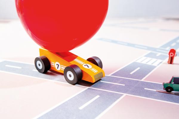 Actual product image Donkey Products Orangestar Balloon Car
