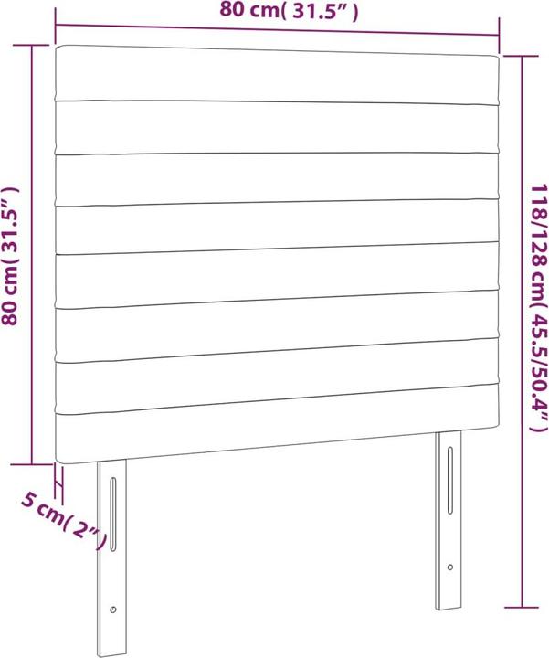 Immagine prodotto VidaXL Daria (160 x 5 x 88 cm)