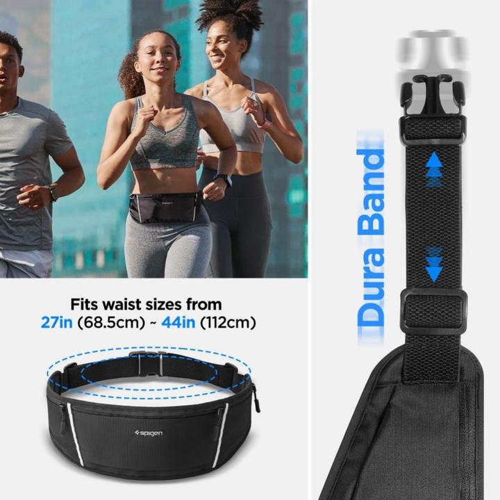 Immagine prodotto Spigen Dynamic Shield Waist Bag czarny/nero saszetka biodrowa AMP04618