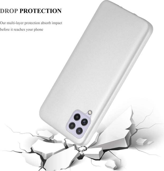 Produktbild Cadorabo TPU Matt Metallic Hülle (Samsung Galaxy M22, Samsung Galaxy A22, Samsung Galaxy A32)