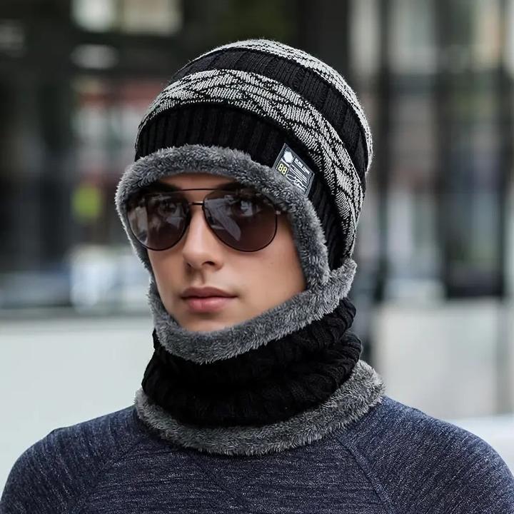 Image du produit Swissdetector Bonnet tricoté hivernal Multifonctionnel - Noir