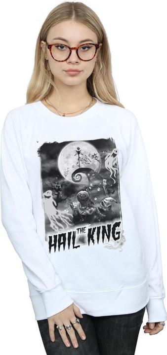 Actual product image Disney Womens/Ladies Nightmare Before Christmas Hail The King Sweatshirt (M)
