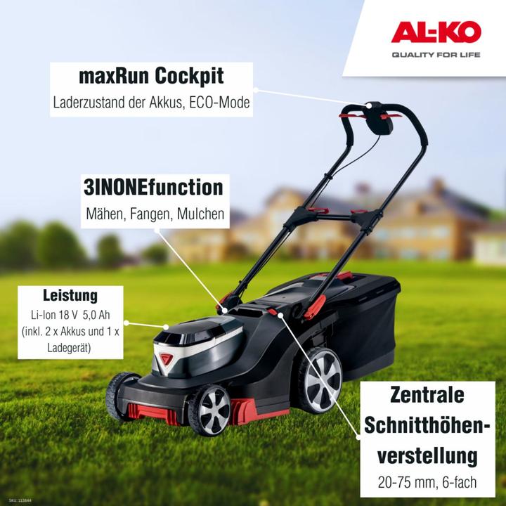 Actual product image AL-KO 382 Li Premium (Rechargeable battery operated)