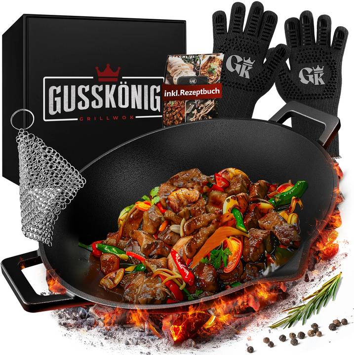Actual product image Gusskönig Wok (36 cm, Wok, Cast iron)