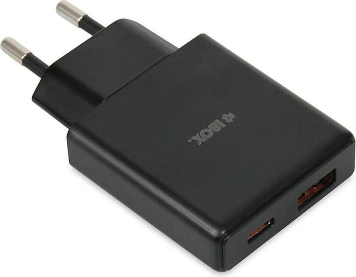 Actual product image iBox C-43 Slim GaN PD30W mains charger black (30 W)