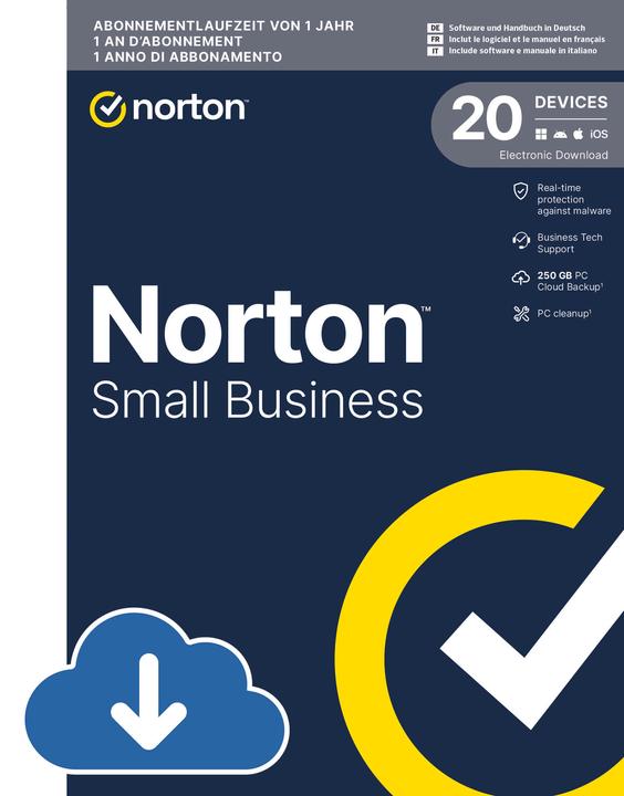 Immagine prodotto Norton Small Business 2.0 (1 Utente, 20 Dispositivi/Utenti, 12 mesi)