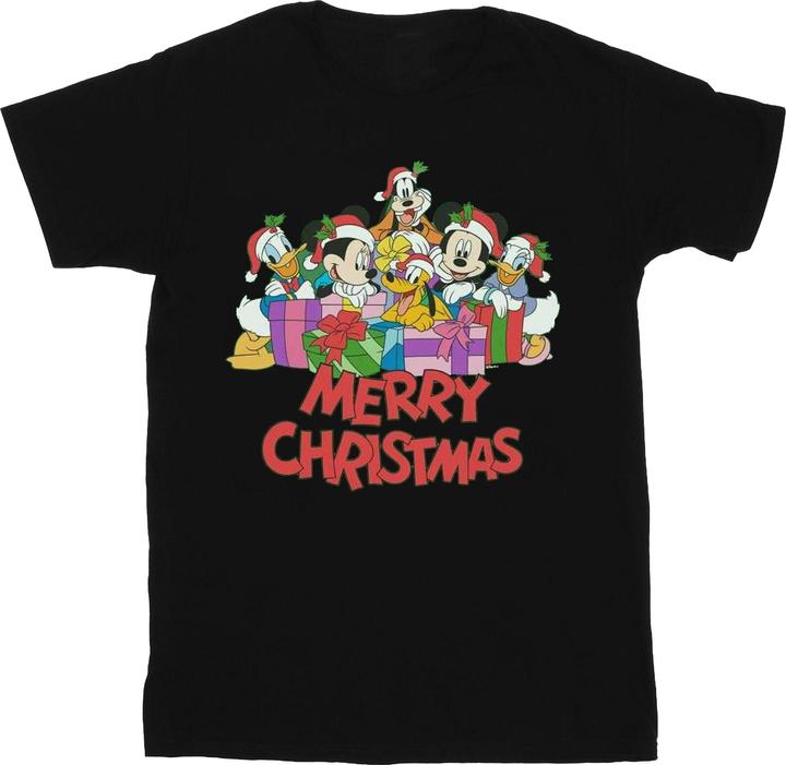 Actual product image Disney Mens Mickey Mouse And Friends Christmas T-Shirt (S)