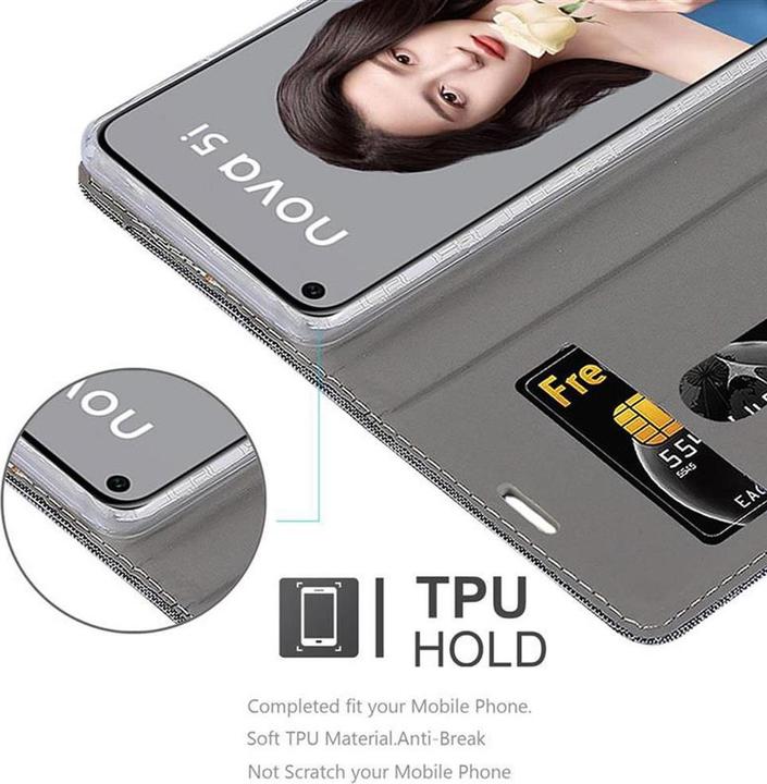 Actual product image Cadorabo Book Jeans Optics Cover (Huawei P20 Lite, Huawei Nova 5i)