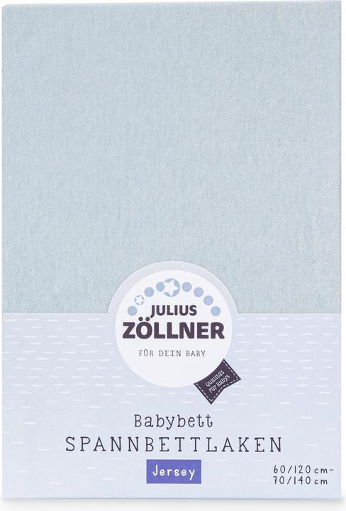 Produktbild Julius Zöllner Fix-Leintuch Jersey Denim 70 x 140 cm (70 x 140 cm)