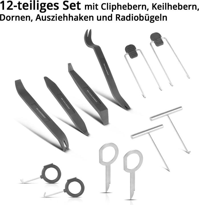 Actual product image Stahlwerk 2 x car radio removal set 12-piece removal tool Removal tool