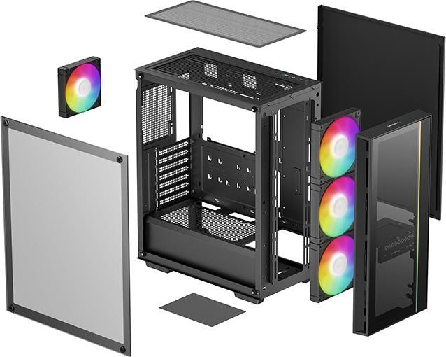 Actual product image Deepcool MATREXX 55 V4 (ATX, Mini-ITX, mATX)