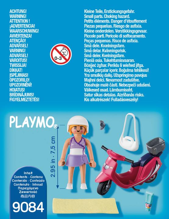 Produktbild Playmobil Strand-Girl mit Roller (9084, Playmobil Special Plus)