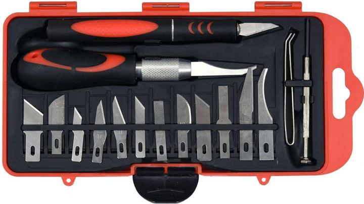Yato Profi Skalpell-Messer-Satz | 16 tlg. | in Etui | YT-75370 (Cutter)