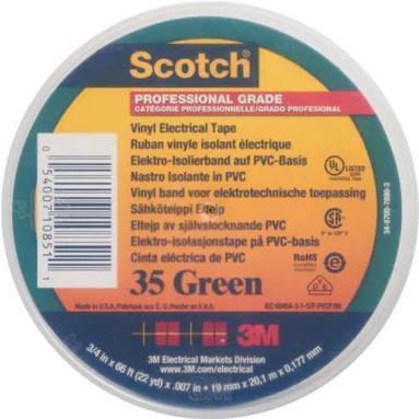 Image du produit 3M Ruban isolant Scotch® 35 vert (L (19 mm)