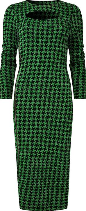 Joe Browns Zip-Front Jacquard Bodycon Dress