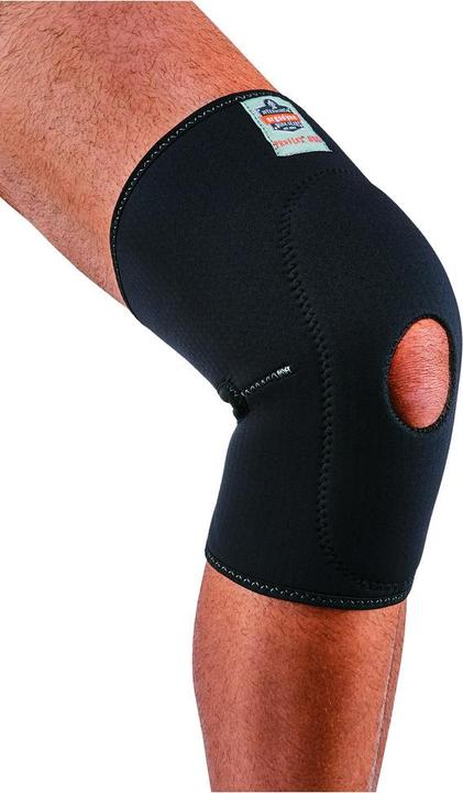 Ergodyne Neopren-Kniebandage Proflex 615, offenes Frontpolster, L, schwarz (L)