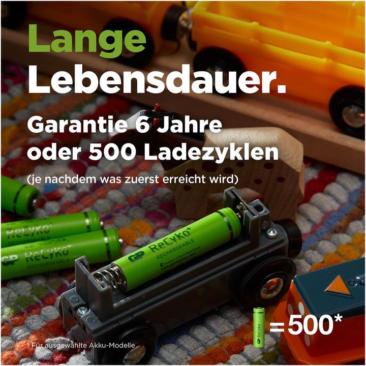Image du produit GP Batteries ReCyko (4 pcs, AAA, 850 mAh)