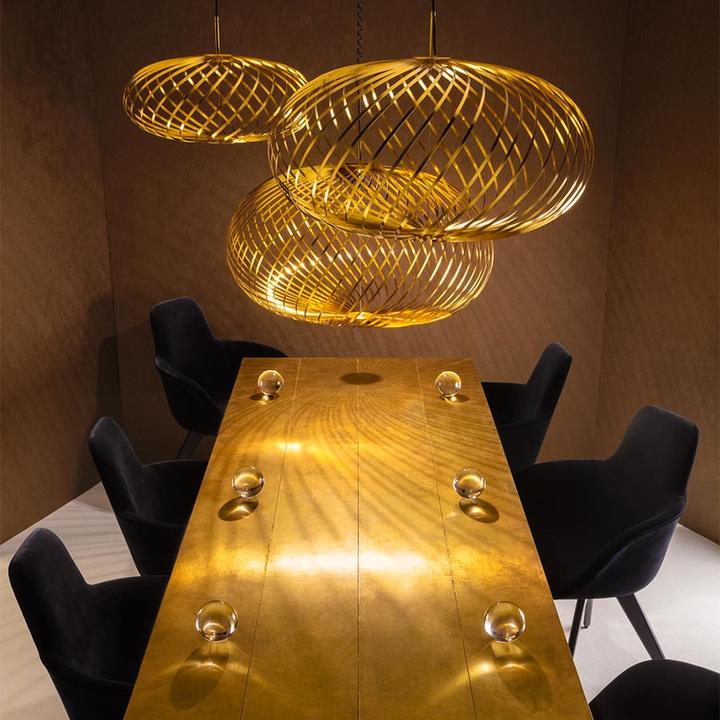 Actual product image Tom Dixon Spring pendant light Large Brass (800 lm)