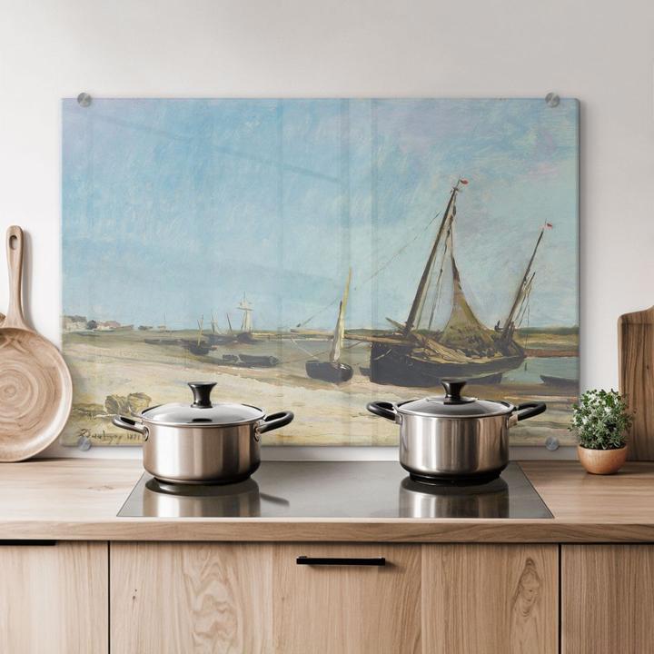 Image du produit Trenddeko Bateaux sur la plage d'Ètaples (40 x 60 cm)