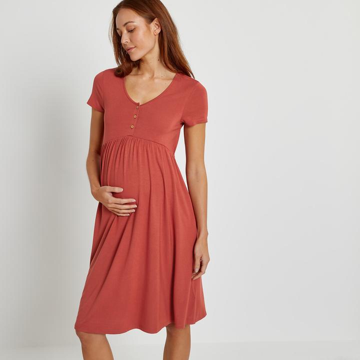 La Redoute Collections Nachthemd für Schwangerschaft und Stillzeit