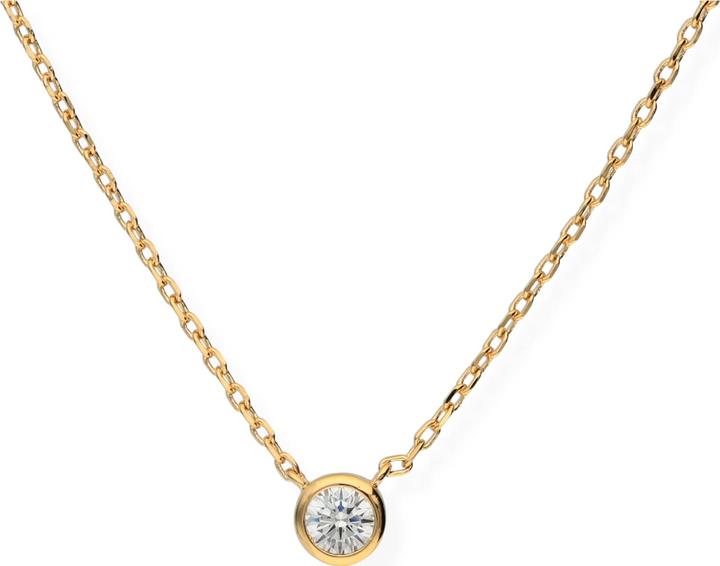 Carat Solitaire (Messing Plaqué Or, 42 cm)