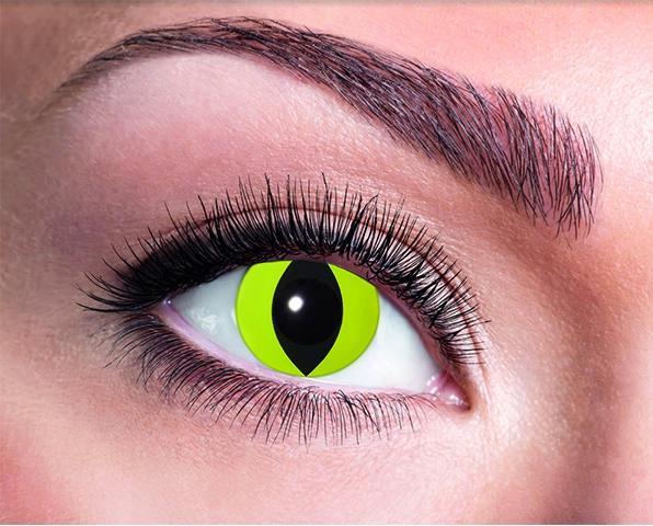 Produktbild Eyecatcher UV-Kontaktlinsen Katze (Gelb)