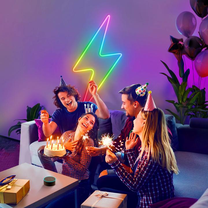Produktbild Govee RGBIC Neon Rope Light (Mehrfarbig, 200 cm, Indoor)