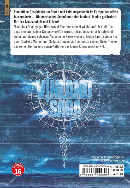Actual product image Vinland Saga 18 (German, Makoto Yukimura, 2018)