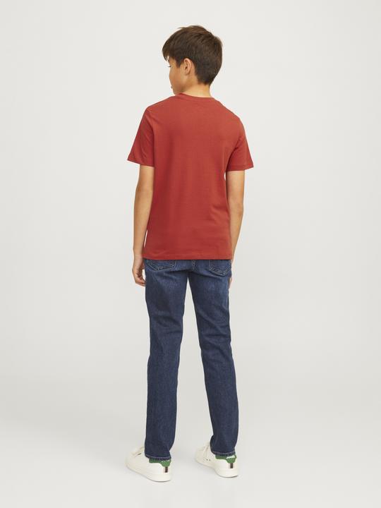 Actual product image Jack & Jones JJELOGO TEE SS ONECK 2COL 24/25 NOOS JNR (176)