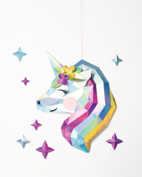 Image du produit Folia Papier à motifs papier préféré Rainbow irisé (120 g/m², 1 x)