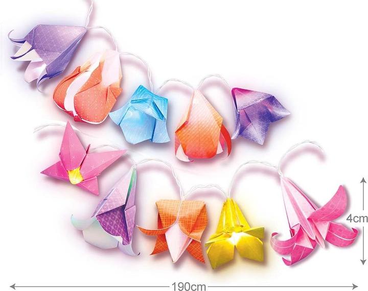 Produktbild 4M Origamilichterkette mit Blüten KidzMaker