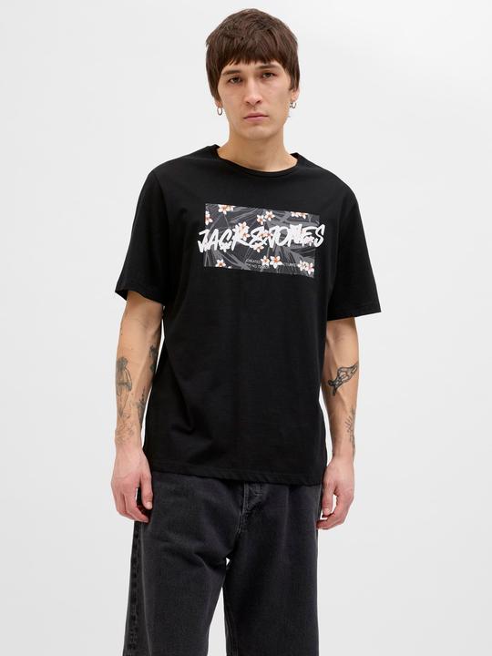 Actual product image Jack & Jones Jjhawaii Shape Tee Ss Crew Neck Ln (M)