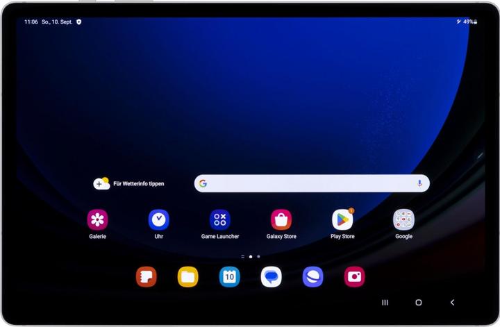 Actual product image Samsung Galaxy Tab S9+ (5G, 12.40", 256 GB, Beige)