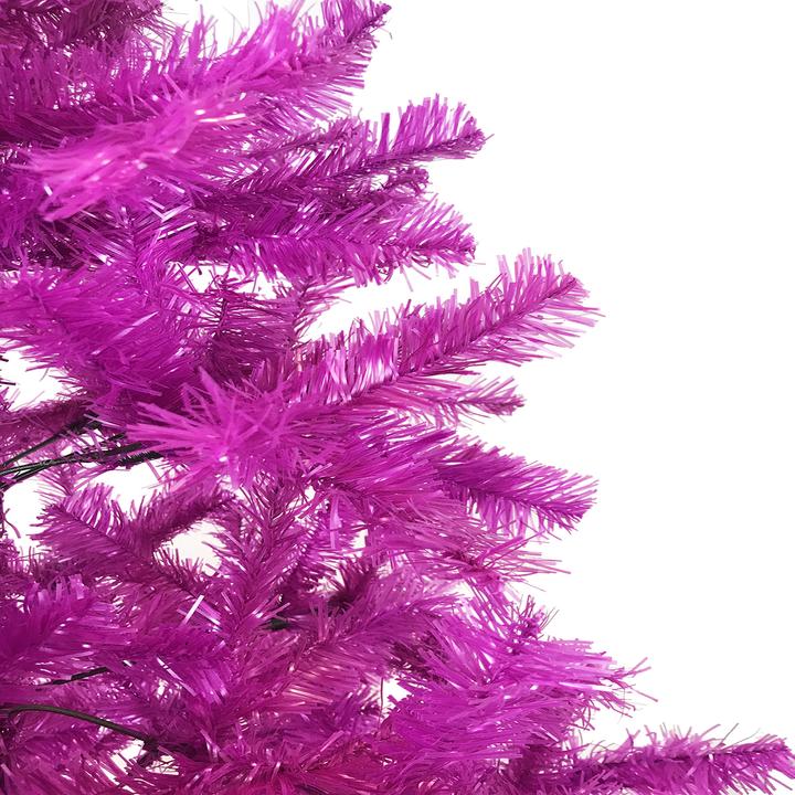 Produktbild Mojawo Weihnachtsbaum 180 cm inkl Ständer Lila / Pink (180 cm)
