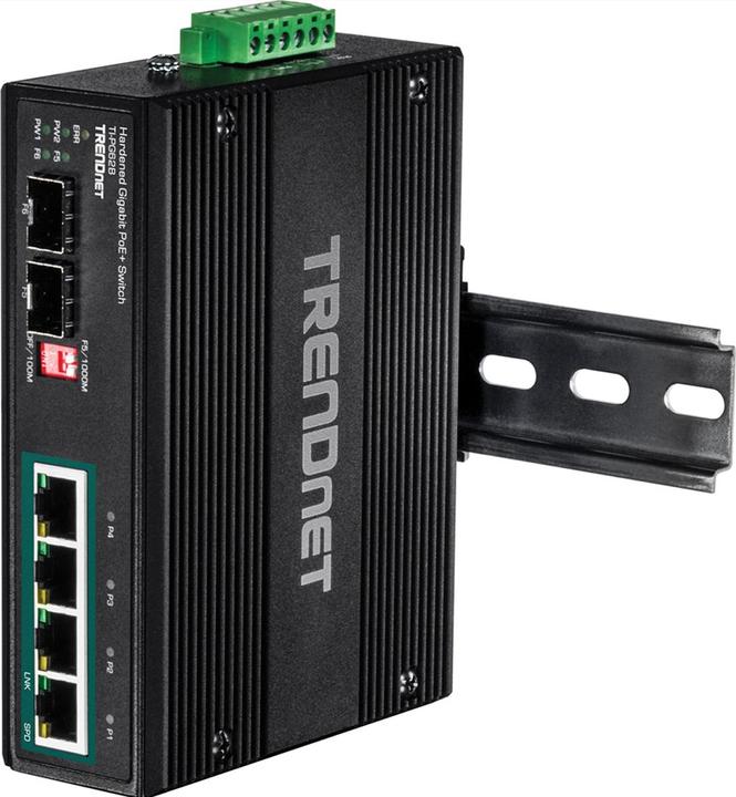 Immagine prodotto Trendnet Interruttore industriale 4 porte Gbit Unman. L2 PoE+ (6 Porti)