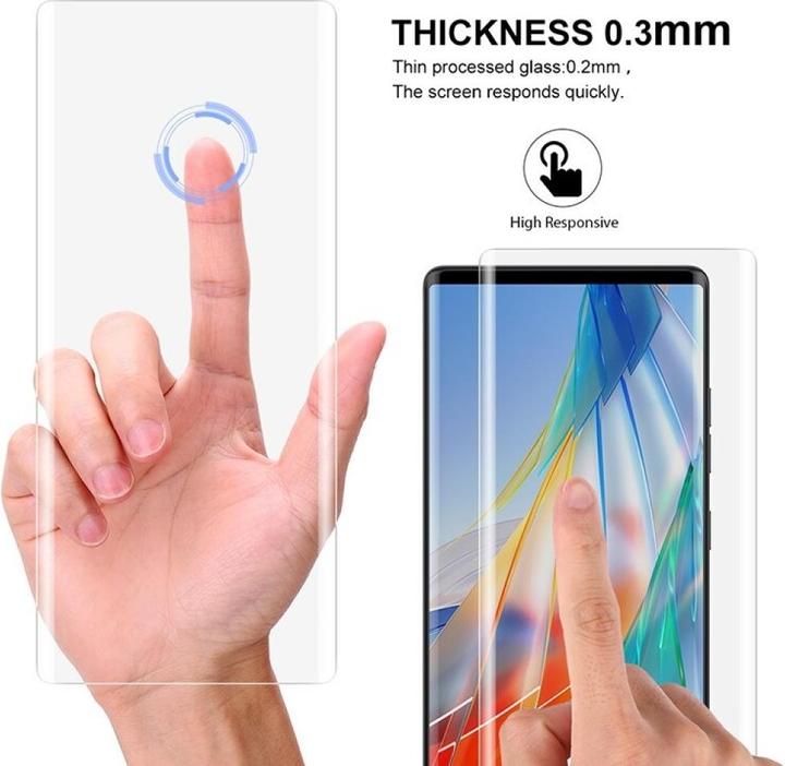 Produktbild G-Case LG Wing Nano Optics Curved Glas Liquid UV Anti Blue Light Panzerglas (1 Stück, LG Wing)