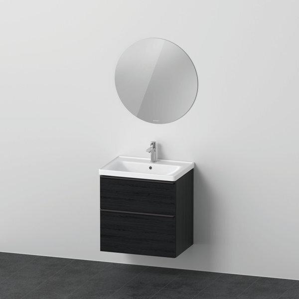 Image du produit Duravit Ensemble de meubles D-Neo, lavabo de meuble avec meuble-lavabo mural et miroir LED (rond), 650x2000m