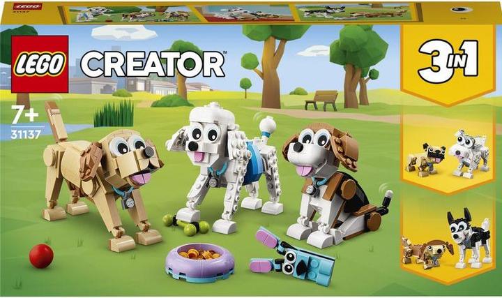 Immagine prodotto LEGO 31137 Cani carini (31137, LEGO Creator 3-in-1)